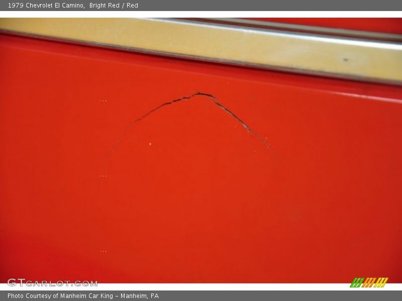 Bright Red / Red 1979 Chevrolet El Camino