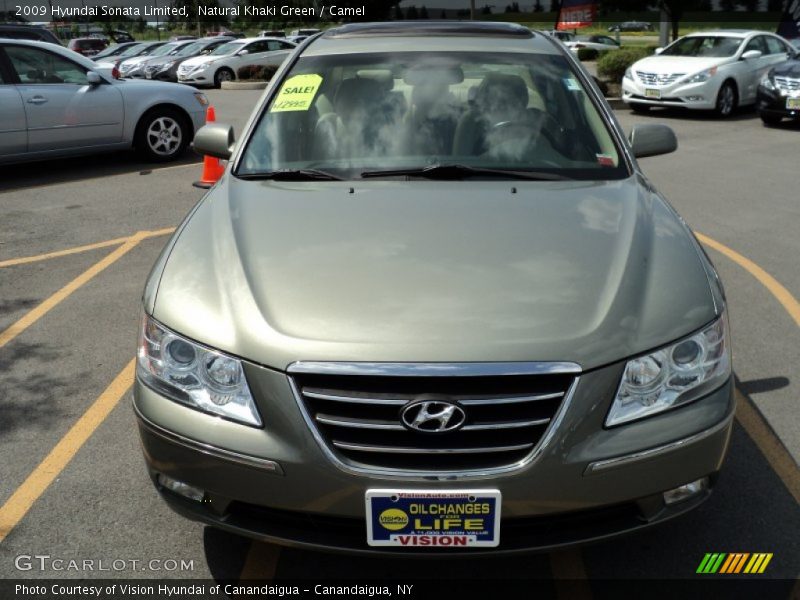 Natural Khaki Green / Camel 2009 Hyundai Sonata Limited