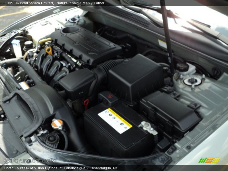 Natural Khaki Green / Camel 2009 Hyundai Sonata Limited