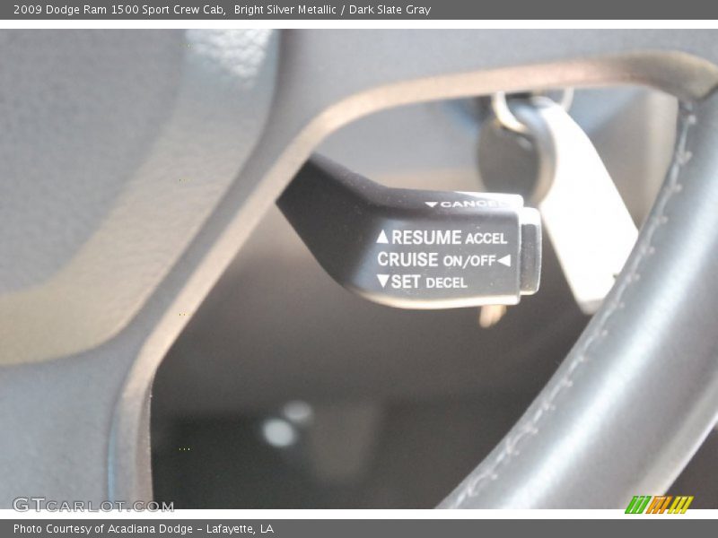 Bright Silver Metallic / Dark Slate Gray 2009 Dodge Ram 1500 Sport Crew Cab