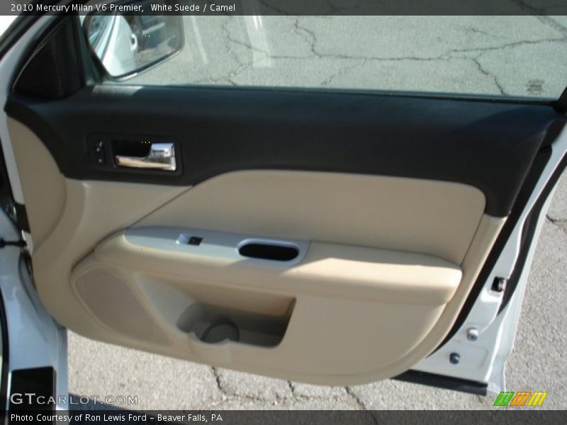 White Suede / Camel 2010 Mercury Milan V6 Premier