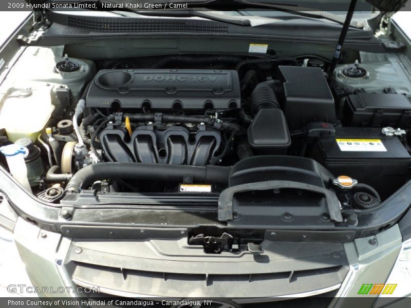 Natural Khaki Green / Camel 2009 Hyundai Sonata Limited