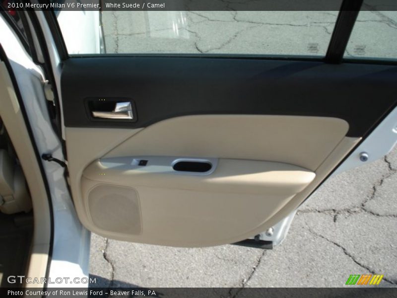 White Suede / Camel 2010 Mercury Milan V6 Premier