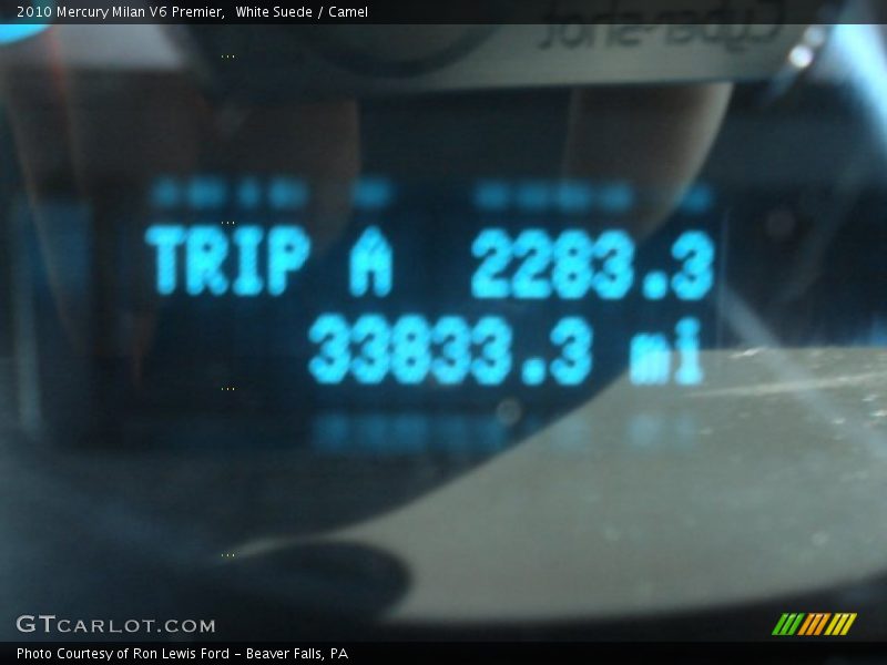 White Suede / Camel 2010 Mercury Milan V6 Premier