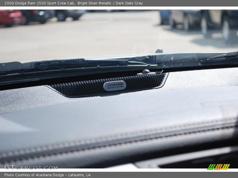 Bright Silver Metallic / Dark Slate Gray 2009 Dodge Ram 1500 Sport Crew Cab
