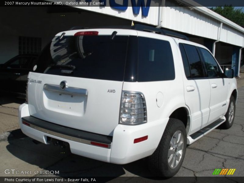 Oxford White / Camel 2007 Mercury Mountaineer AWD
