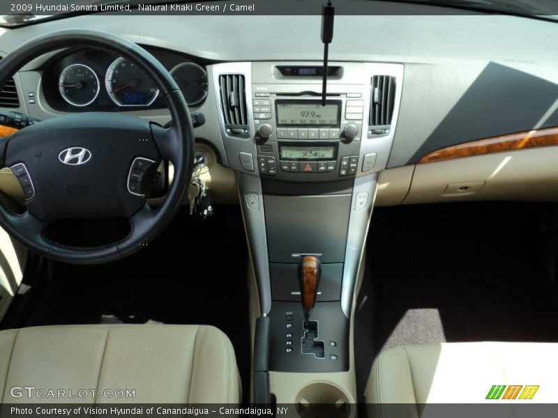 Natural Khaki Green / Camel 2009 Hyundai Sonata Limited