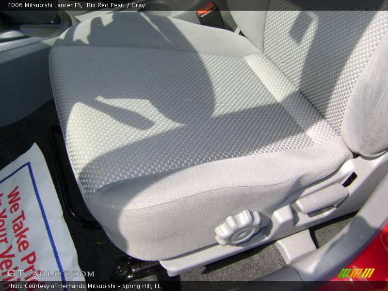 Rio Red Pearl / Gray 2006 Mitsubishi Lancer ES