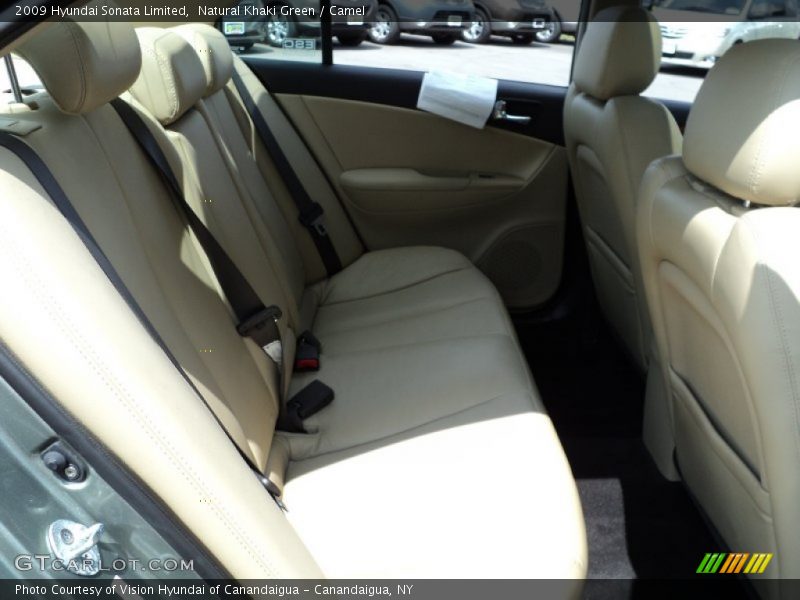 Natural Khaki Green / Camel 2009 Hyundai Sonata Limited
