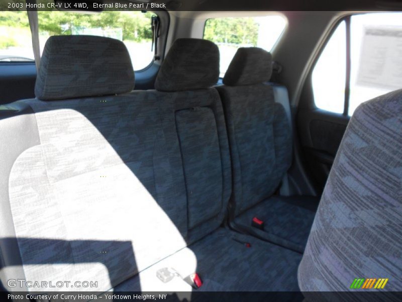 Eternal Blue Pearl / Black 2003 Honda CR-V LX 4WD