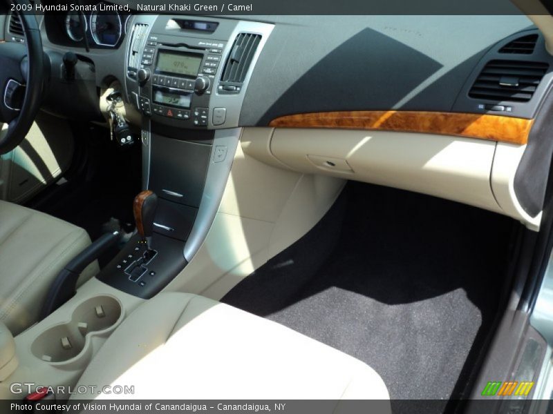 Natural Khaki Green / Camel 2009 Hyundai Sonata Limited
