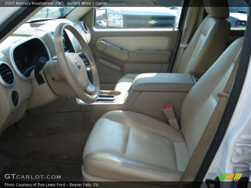 Oxford White / Camel 2007 Mercury Mountaineer AWD