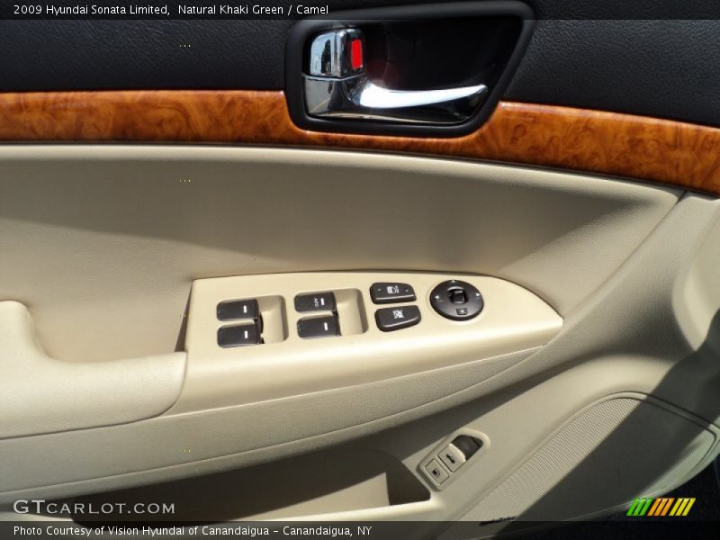 Natural Khaki Green / Camel 2009 Hyundai Sonata Limited