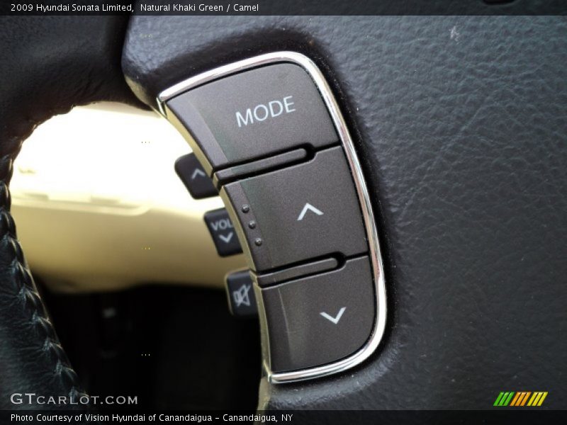 Natural Khaki Green / Camel 2009 Hyundai Sonata Limited