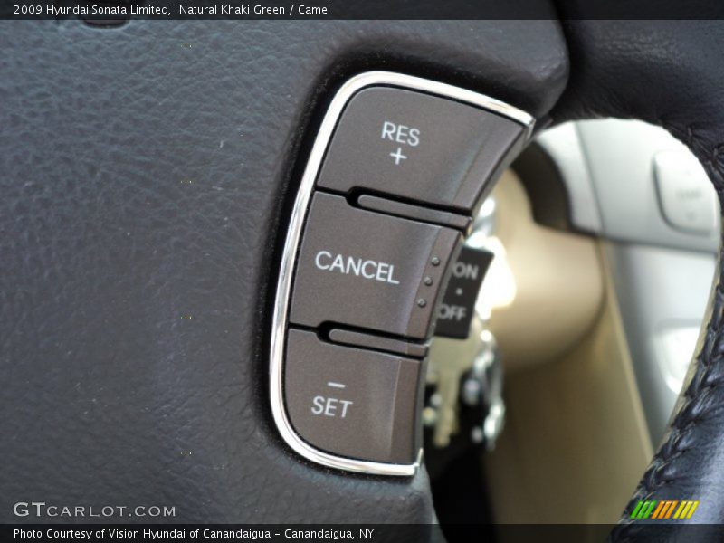 Natural Khaki Green / Camel 2009 Hyundai Sonata Limited