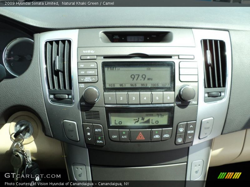 Natural Khaki Green / Camel 2009 Hyundai Sonata Limited