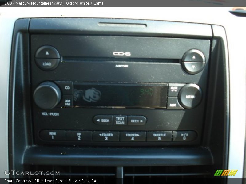 Oxford White / Camel 2007 Mercury Mountaineer AWD