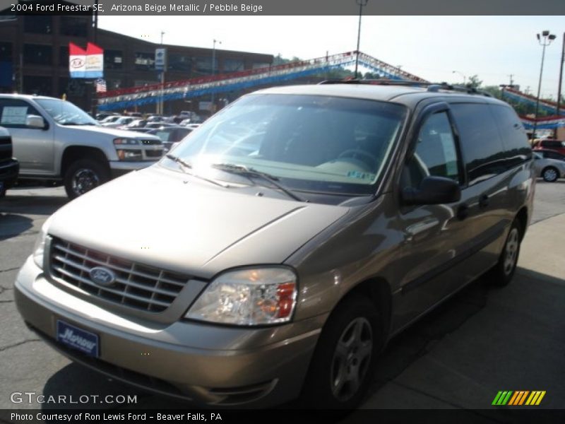 Arizona Beige Metallic / Pebble Beige 2004 Ford Freestar SE