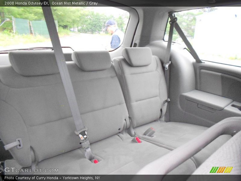 Ocean Mist Metallic / Gray 2008 Honda Odyssey EX