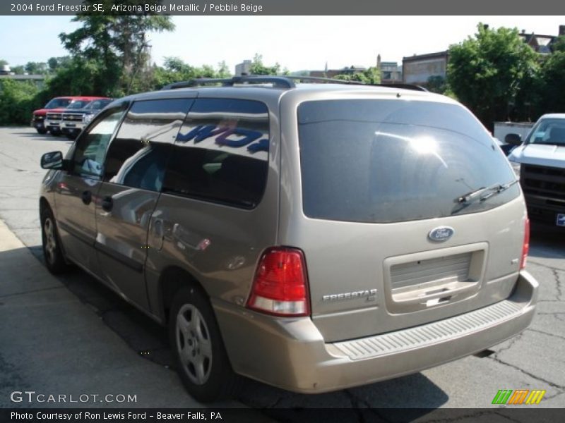 Arizona Beige Metallic / Pebble Beige 2004 Ford Freestar SE