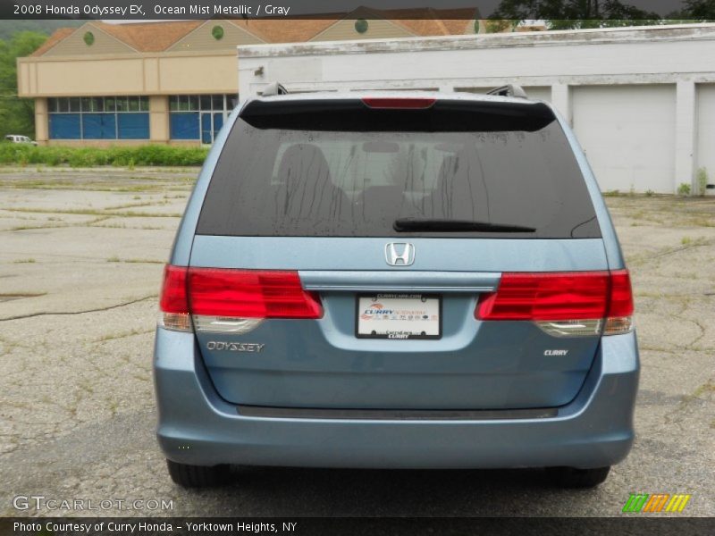 Ocean Mist Metallic / Gray 2008 Honda Odyssey EX