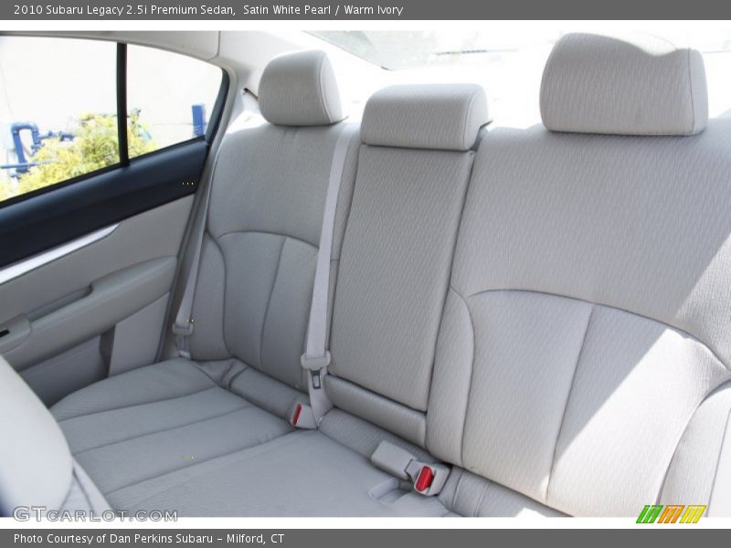 Satin White Pearl / Warm Ivory 2010 Subaru Legacy 2.5i Premium Sedan