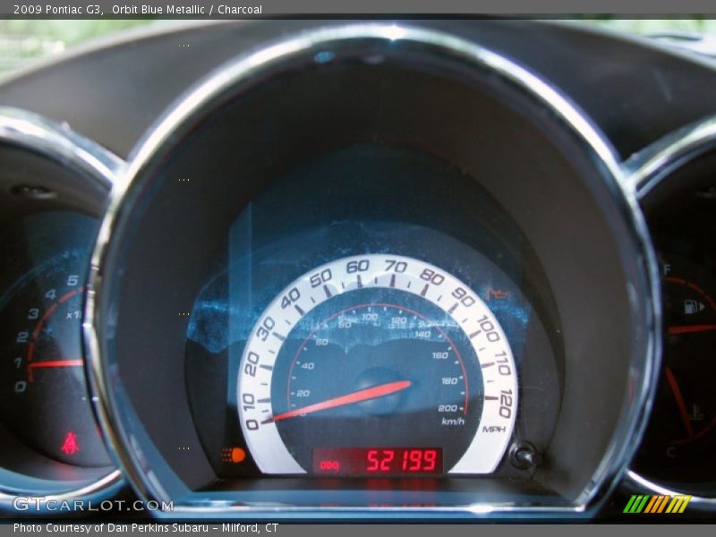 Orbit Blue Metallic / Charcoal 2009 Pontiac G3