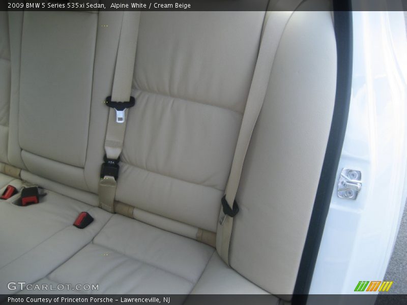 Alpine White / Cream Beige 2009 BMW 5 Series 535xi Sedan