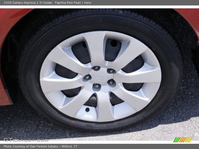 Paprika Red Pearl / Ivory 2009 Subaru Impreza 2.5i Sedan