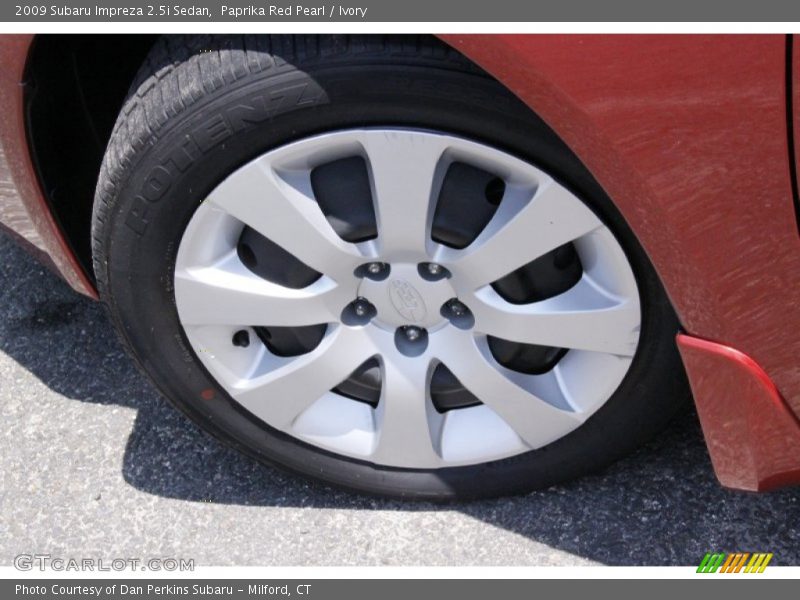 Paprika Red Pearl / Ivory 2009 Subaru Impreza 2.5i Sedan