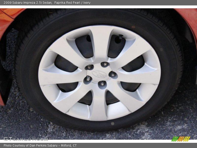 Paprika Red Pearl / Ivory 2009 Subaru Impreza 2.5i Sedan