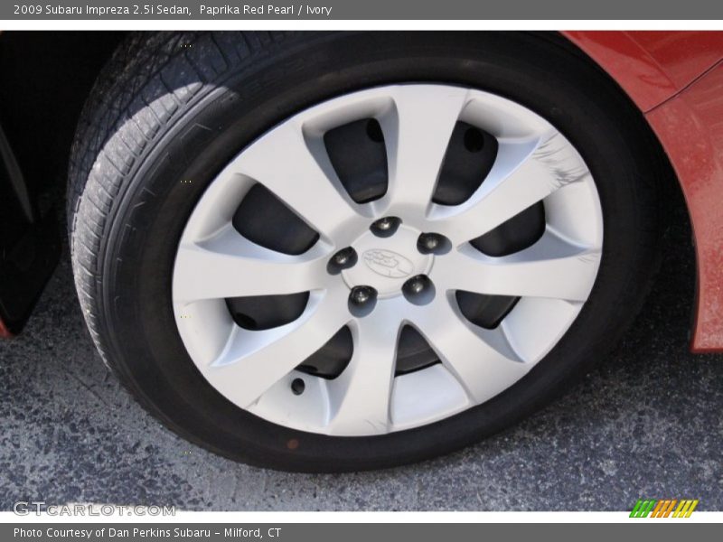 Paprika Red Pearl / Ivory 2009 Subaru Impreza 2.5i Sedan