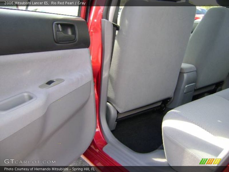 Rio Red Pearl / Gray 2006 Mitsubishi Lancer ES