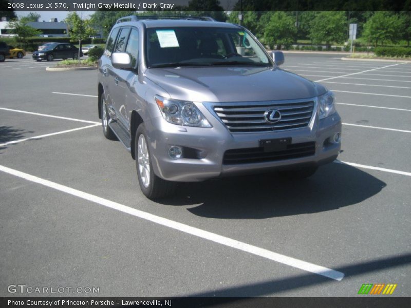 Twilight Gray Metallic / Dark Gray 2008 Lexus LX 570