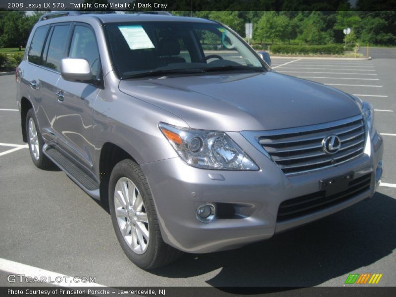 Twilight Gray Metallic / Dark Gray 2008 Lexus LX 570