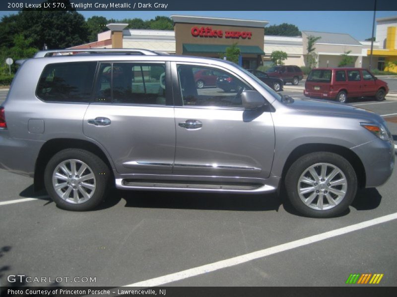 Twilight Gray Metallic / Dark Gray 2008 Lexus LX 570