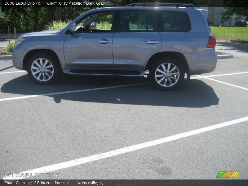 Twilight Gray Metallic / Dark Gray 2008 Lexus LX 570