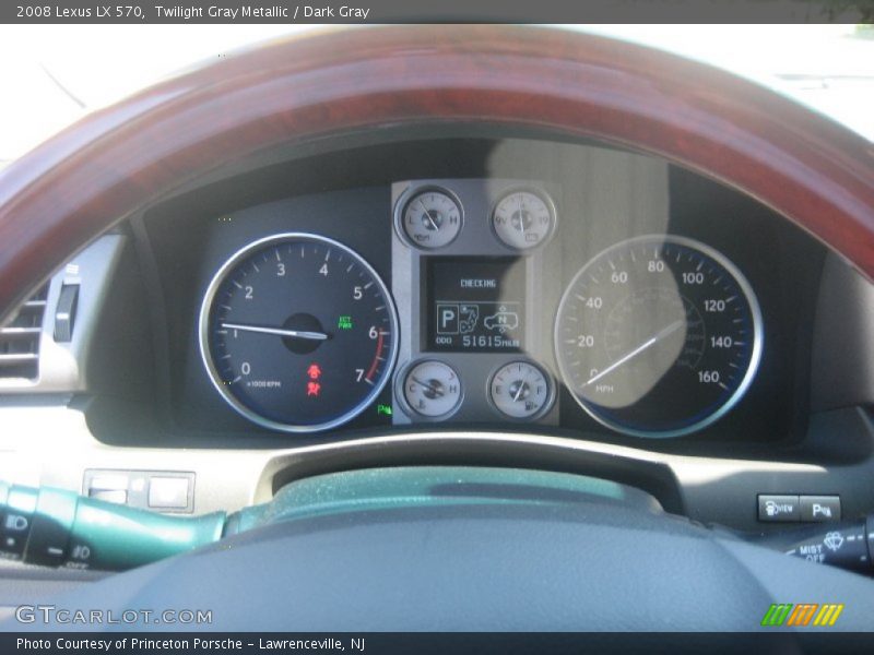 Twilight Gray Metallic / Dark Gray 2008 Lexus LX 570