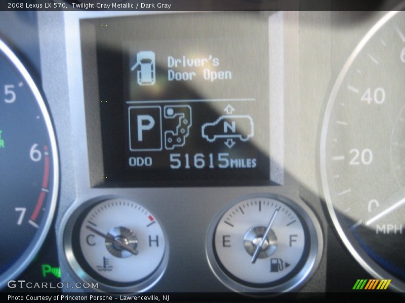 Twilight Gray Metallic / Dark Gray 2008 Lexus LX 570