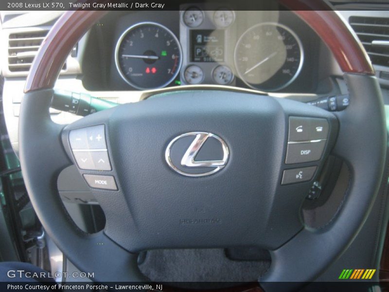 Twilight Gray Metallic / Dark Gray 2008 Lexus LX 570