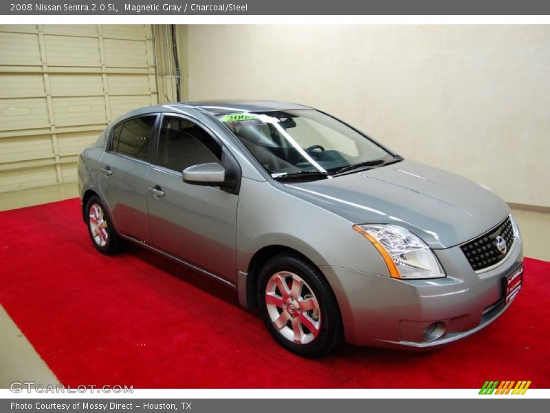 Magnetic Gray / Charcoal/Steel 2008 Nissan Sentra 2.0 SL