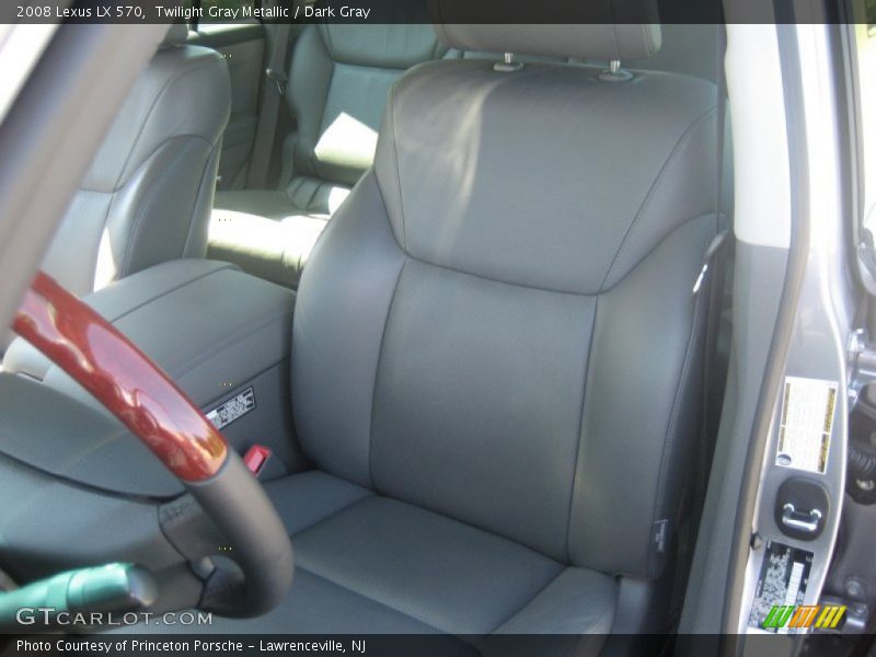 Twilight Gray Metallic / Dark Gray 2008 Lexus LX 570