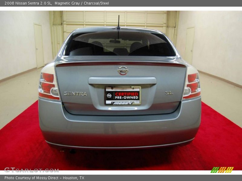 Magnetic Gray / Charcoal/Steel 2008 Nissan Sentra 2.0 SL