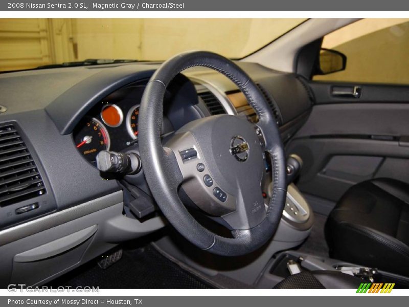 Magnetic Gray / Charcoal/Steel 2008 Nissan Sentra 2.0 SL