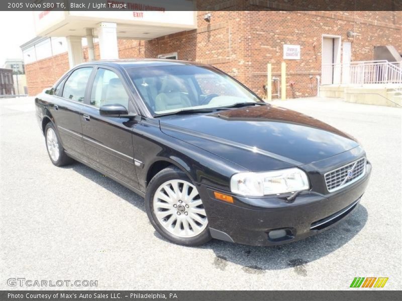 Black / Light Taupe 2005 Volvo S80 T6