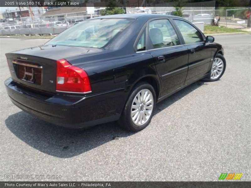 Black / Light Taupe 2005 Volvo S80 T6