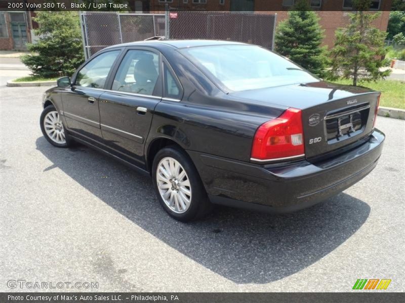 Black / Light Taupe 2005 Volvo S80 T6