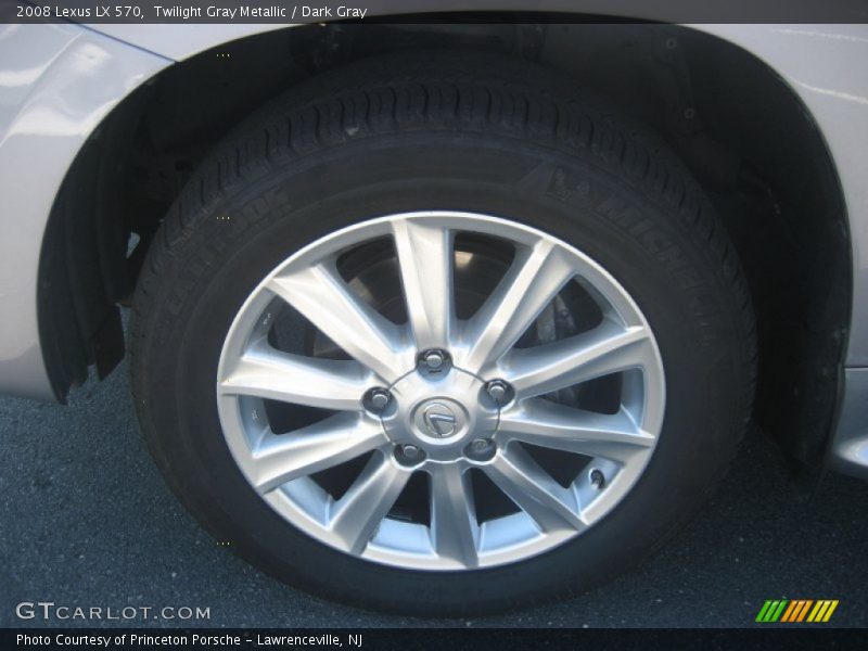 Twilight Gray Metallic / Dark Gray 2008 Lexus LX 570