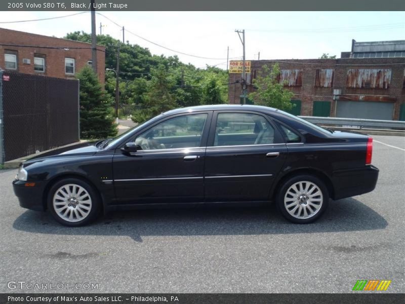Black / Light Taupe 2005 Volvo S80 T6