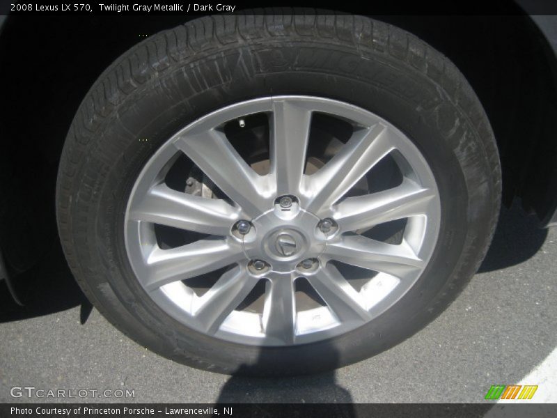 Twilight Gray Metallic / Dark Gray 2008 Lexus LX 570